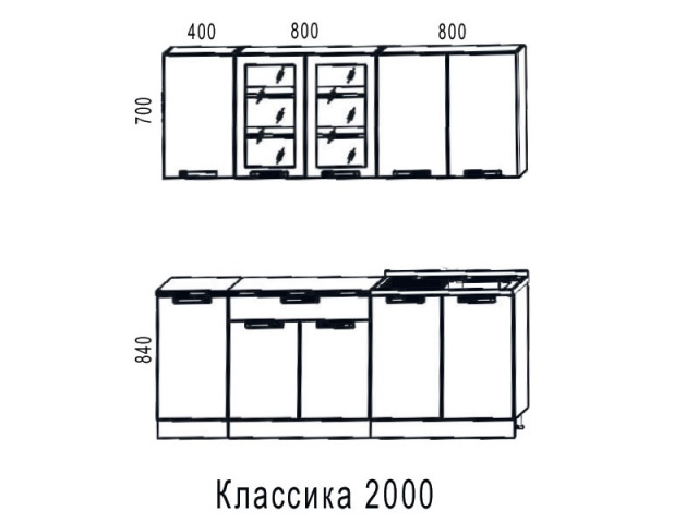 Кухня Трапеза Классика 2000 1 кат. Боровичи мебель из раздела Кухни ...