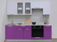 Кухня Классика 1700 белый глянец/виолетта глянец Кухня Классика 1700 белый глянец/виолетта глянец