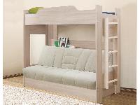 Кровать детская двухъярусная с диваном (БНП)